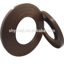 Double Lip FKM Viton rubber Oil Seal + Mechanical metal Iron Skeleton Oil Seals sealing ring